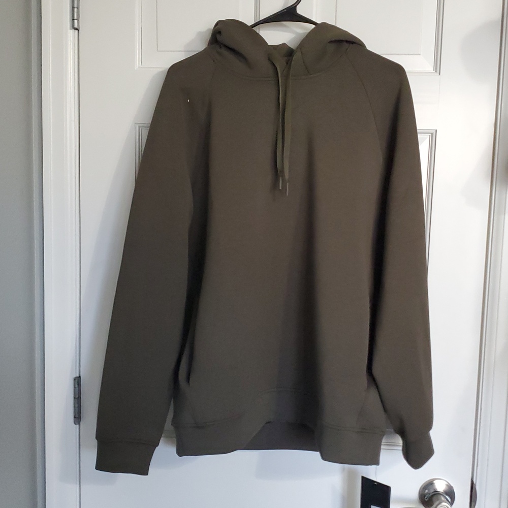 NWT Lululemon Smooth Spacer Pullover Olive Brown  Hoodie Mens M